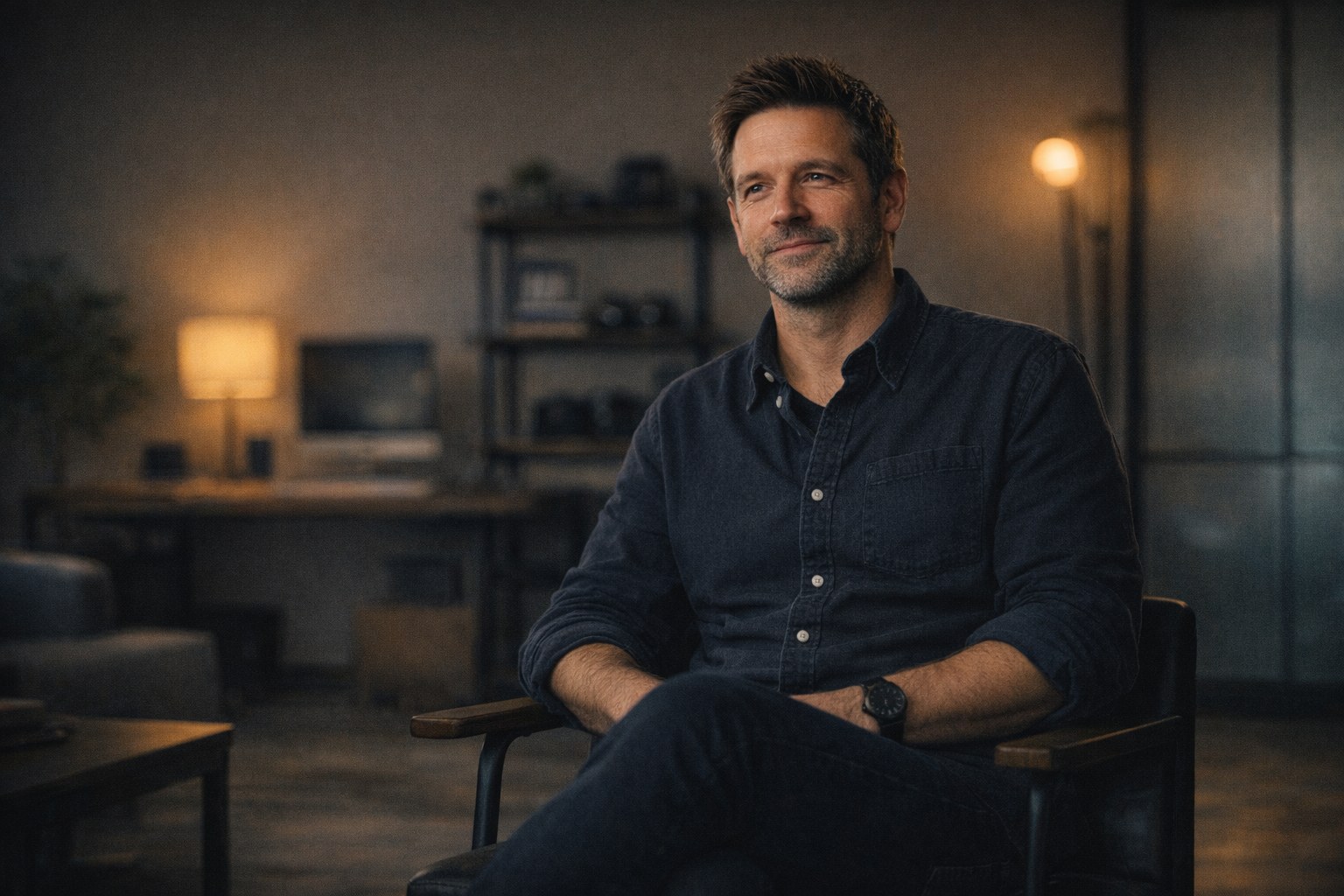 Cinematic interview still for the Founder Profile Launch Film case study