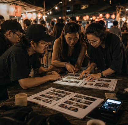 Night market campaign context showing limited time and multi-stakeholder pressure